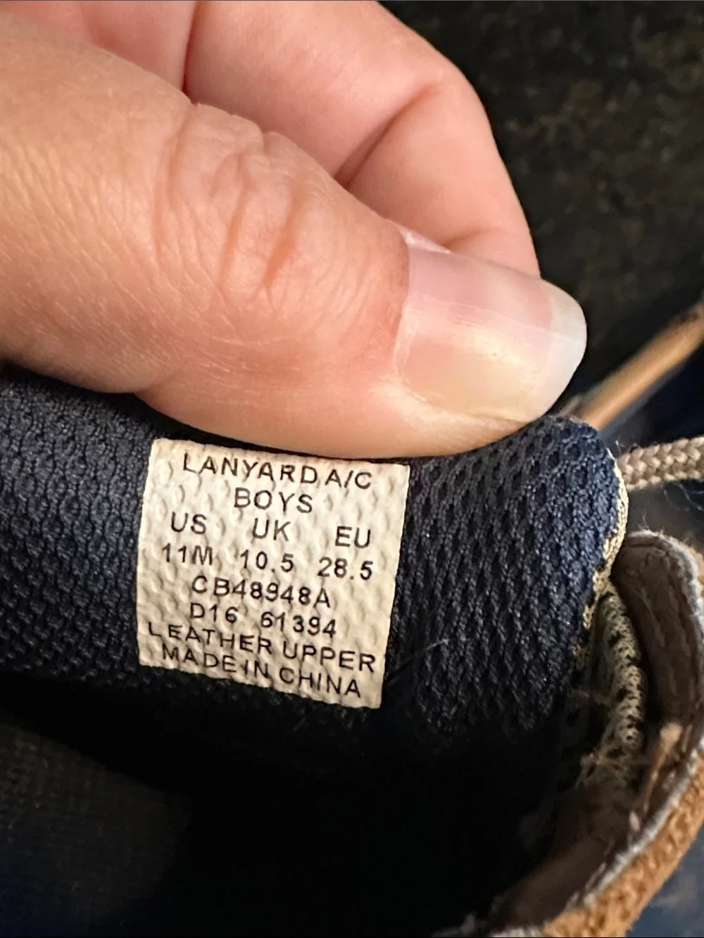 Sperry Kids Tan Leather Boat Shoes